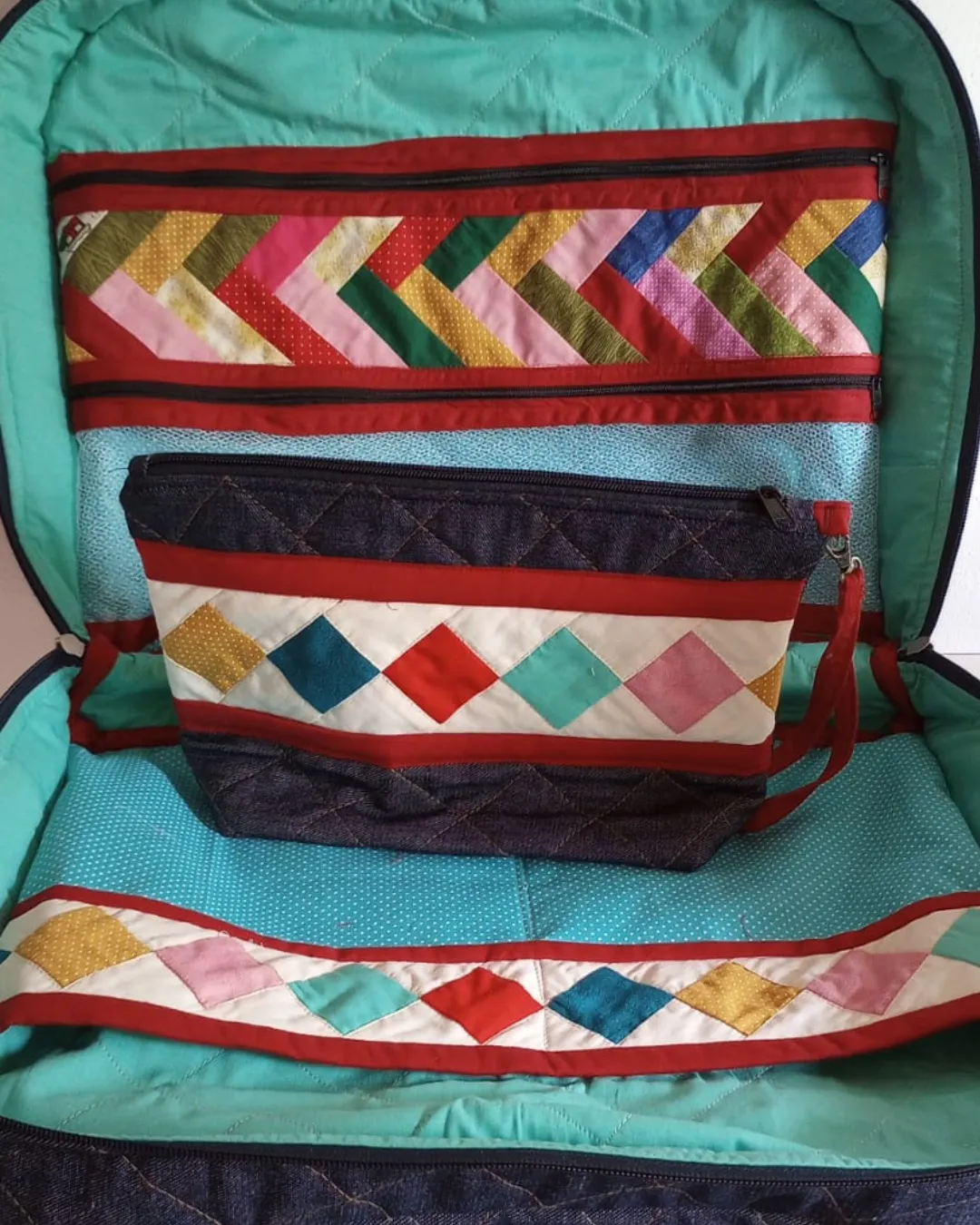 Bolsa da Costureira feita por aluna 1
