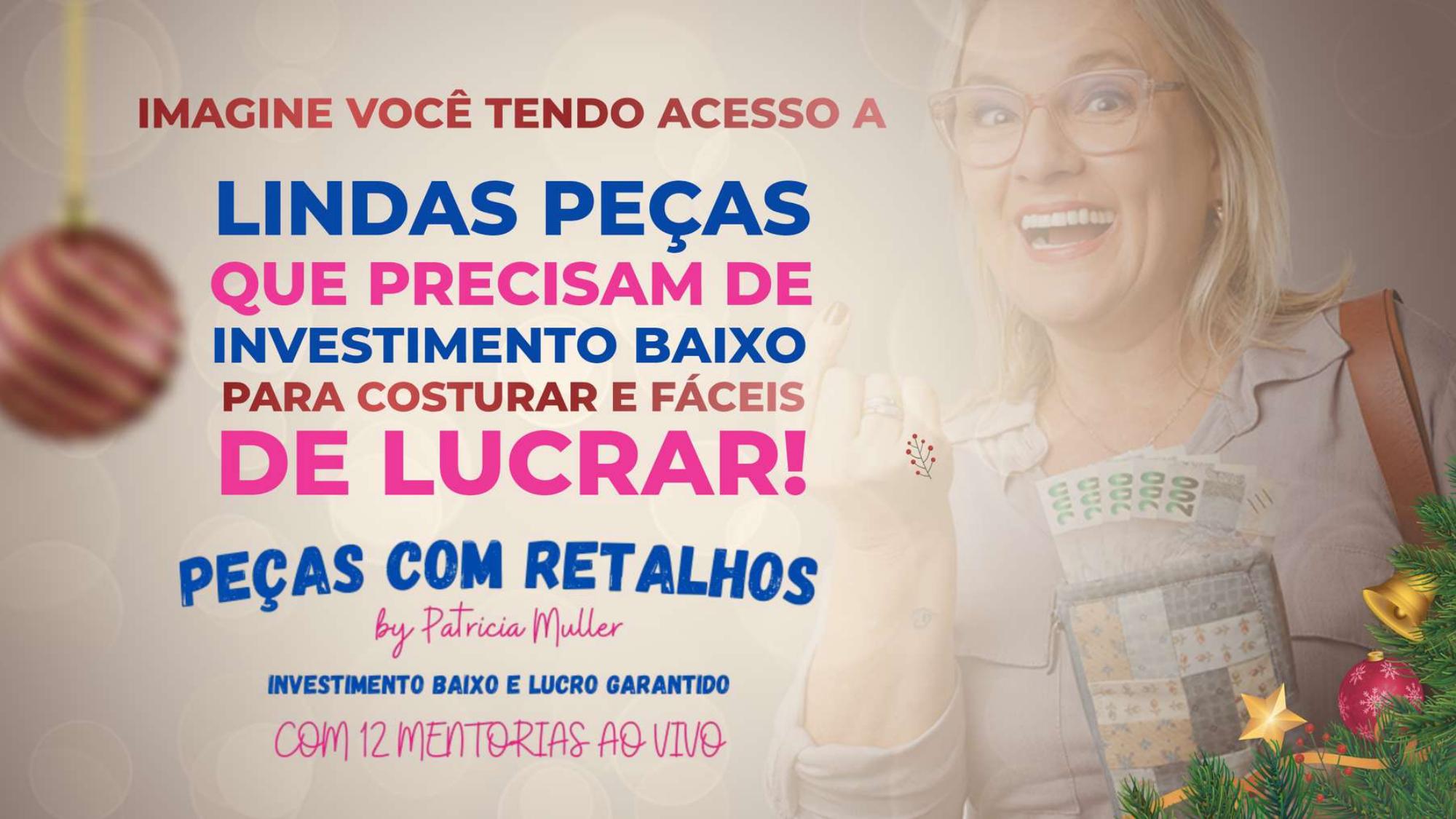 Oportunidade de criar peças com retalhos