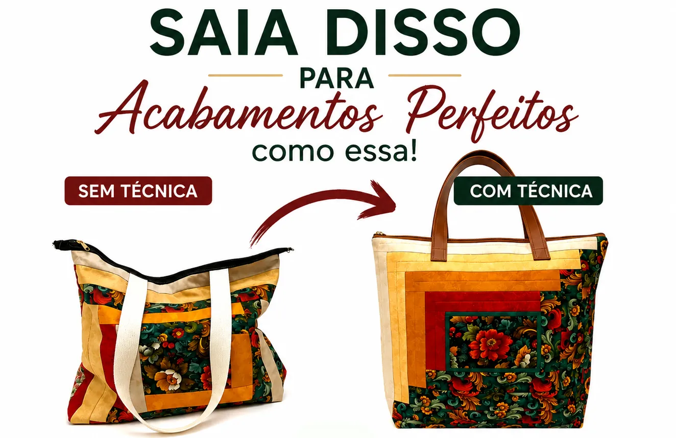 Cachepô de retalhos da aula com Patricia Muller