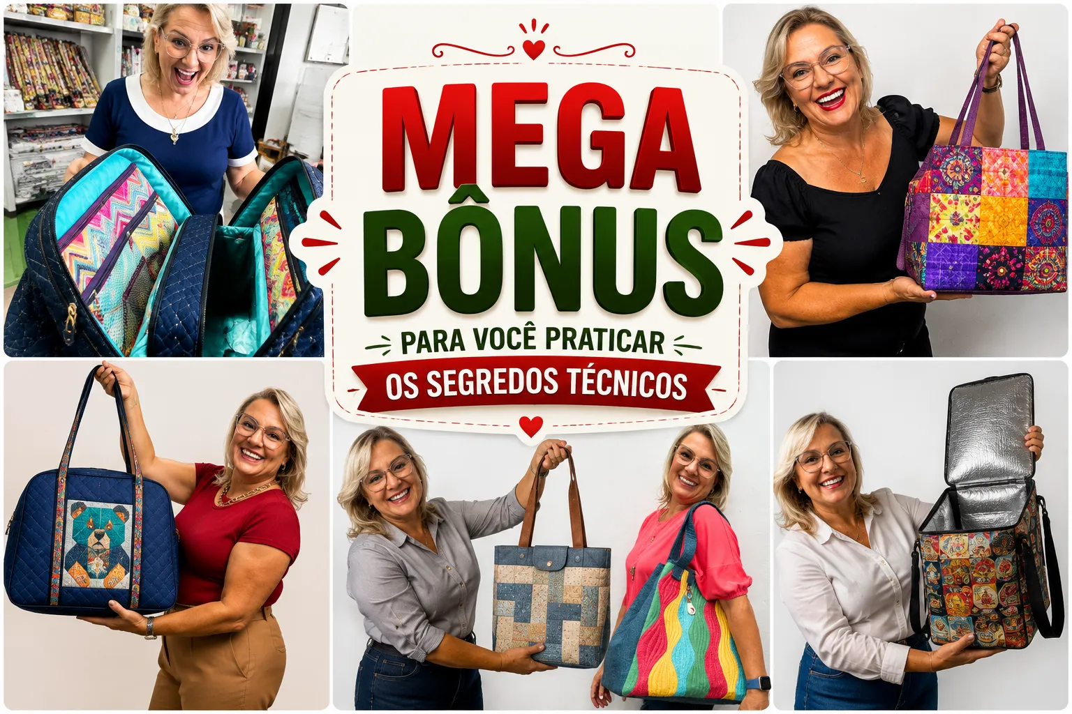 Bônus liberados do Segredos Técnicos da Patricia Muller